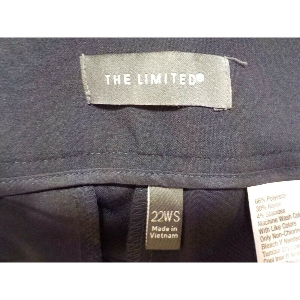 The Limited Dark Blue Dress Pants Business Slacks Womens Plus Size 22WS (46x29) - Picture 3 of 4